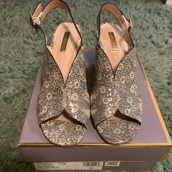 Louise et Cie Shoes - 7.5 LOUIS ET CIE KAMBER crocodile sandals practically new!